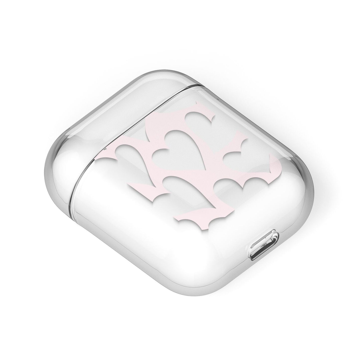 Heart AirPods Case Laid Flat