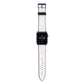 Heart Apple Watch Strap with Blue Hardware