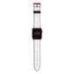 Heart Apple Watch Strap with Red Hardware