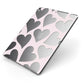 Heart Apple iPad Case on Grey iPad Side View