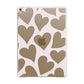 Heart Apple iPad Gold Case