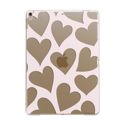 Heart Apple iPad Gold Case