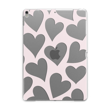Heart Apple iPad Silver Case