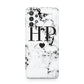 Heart Decal Marble Initials Personalised Samsung A32 5G Case