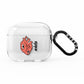 Heart Eyes Halloween Personalised AirPods Clear Case 3rd Gen