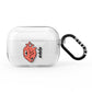 Heart Eyes Halloween Personalised AirPods Pro Clear Case