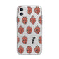Heart Eyes Halloween Personalised Apple iPhone 11 in White with Bumper Case