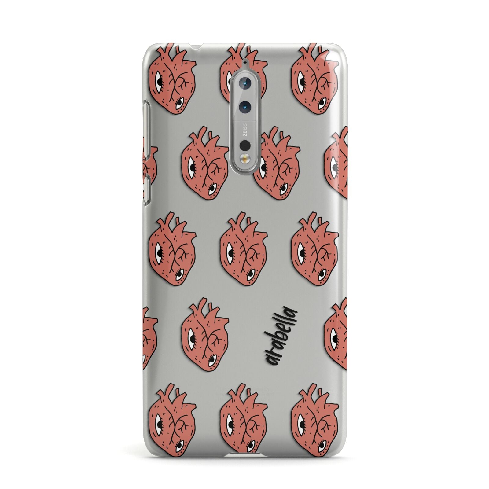 Heart Eyes Halloween Personalised Nokia Case