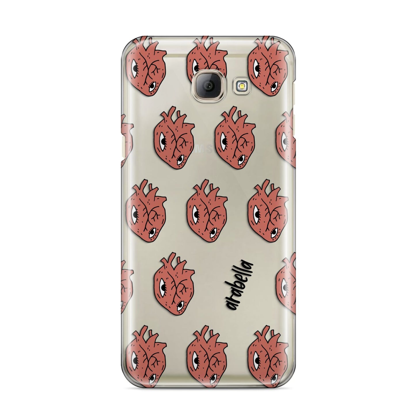 Heart Eyes Halloween Personalised Samsung Galaxy A8 2016 Case