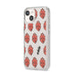 Heart Eyes Halloween Personalised iPhone 14 Clear Tough Case Starlight Angled Image