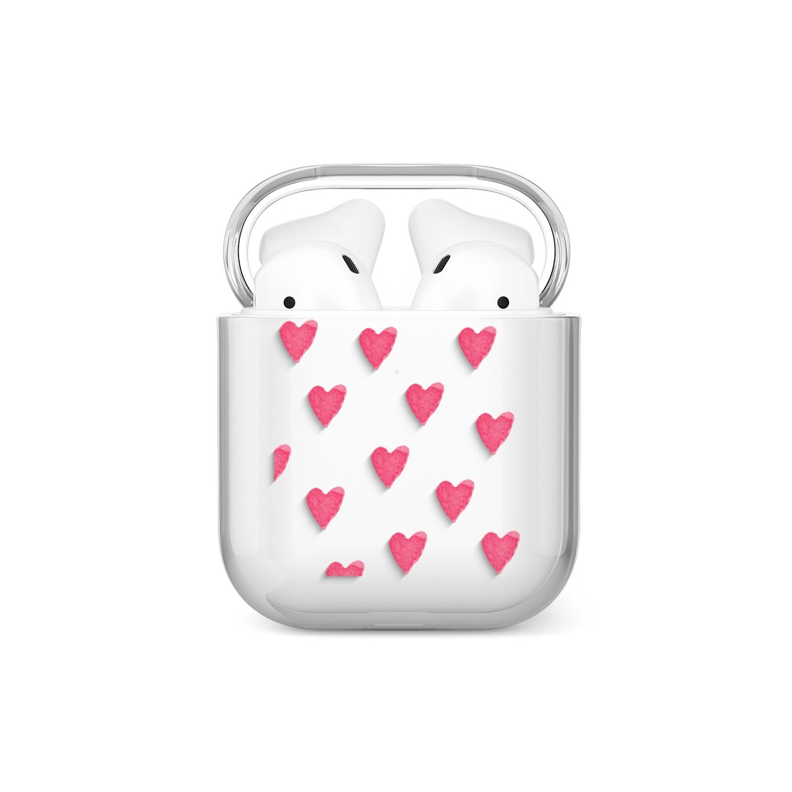 Heart Patterned AirPods Case
