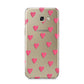 Heart Patterned Samsung Galaxy A5 2017 Case on gold phone