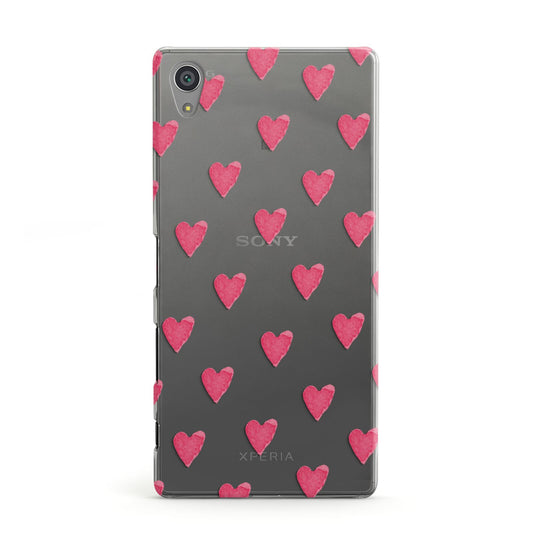 Heart Patterned Sony Xperia Case