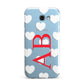 Heart Print Initials Samsung Galaxy A7 2017 Case