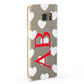 Heart Print Initials Samsung Galaxy Case Fourty Five Degrees