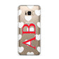 Heart Print Initials Samsung Galaxy S8 Plus Case