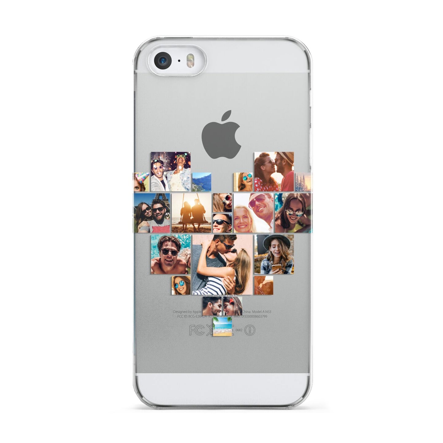 Heart Shaped Photo Montage Upload Apple iPhone 5 Case