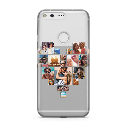 Heart Shaped Photo Montage Upload Google Pixel Case