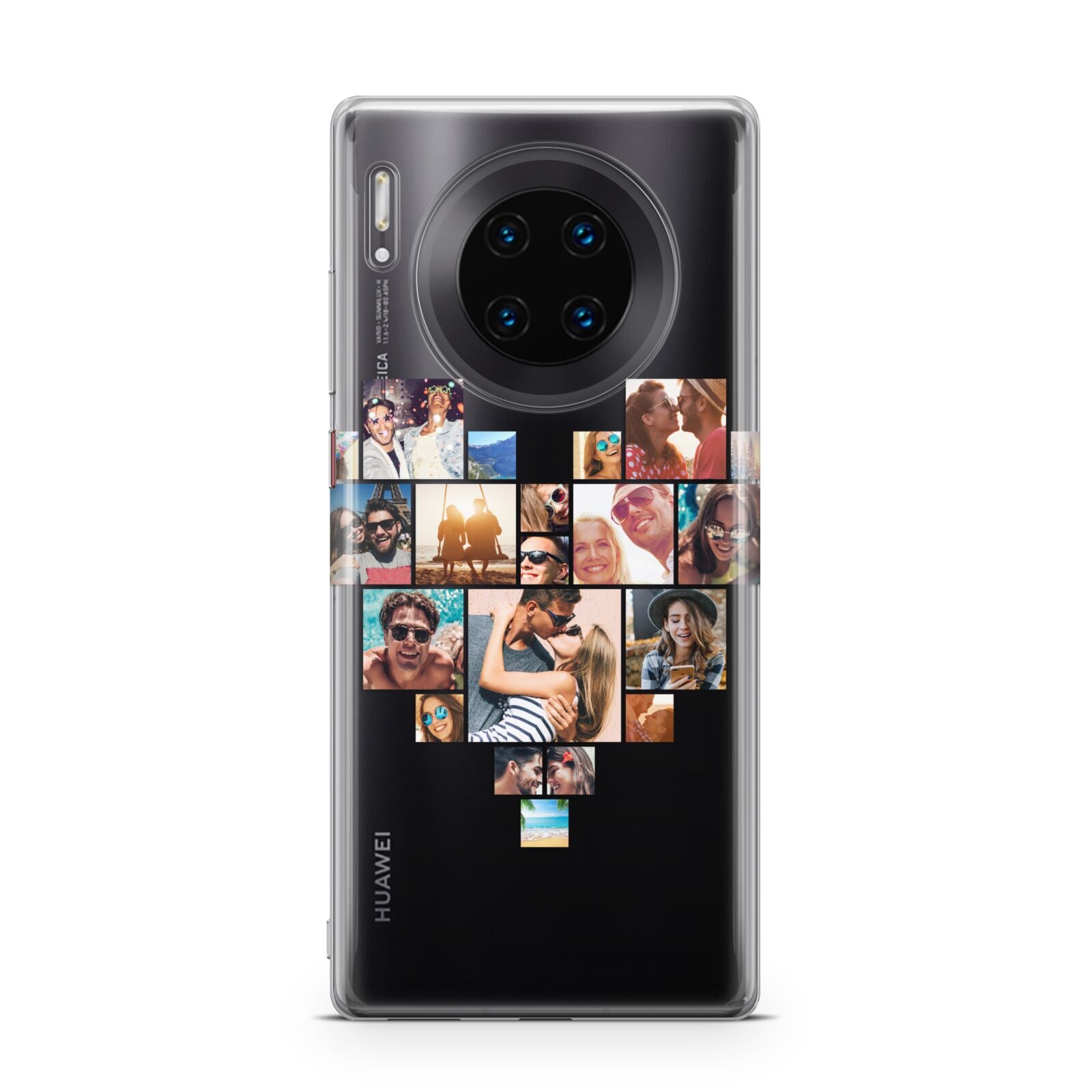 Heart Shaped Photo Montage Upload Huawei Mate 30 Pro Phone Case