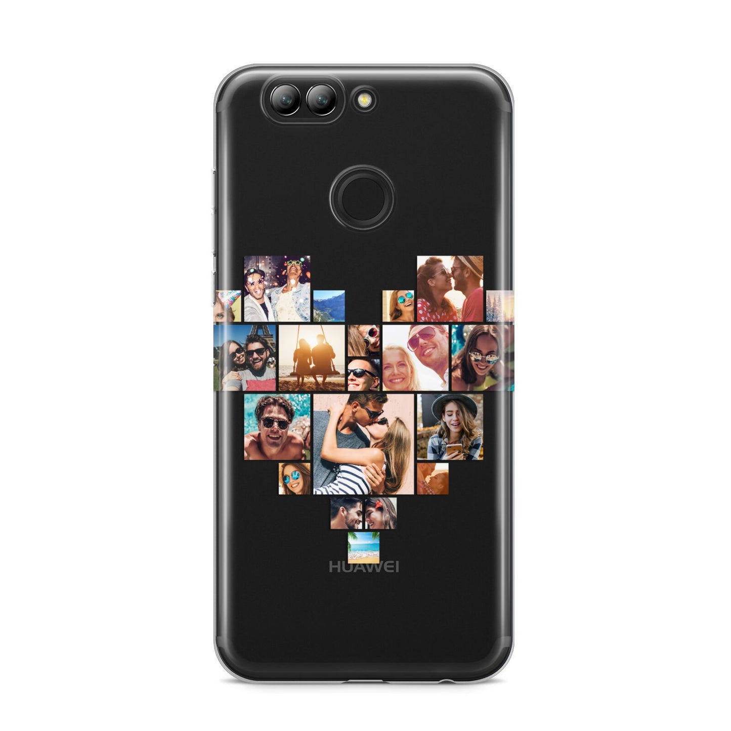 Heart Shaped Photo Montage Upload Huawei Nova 2s Phone Case