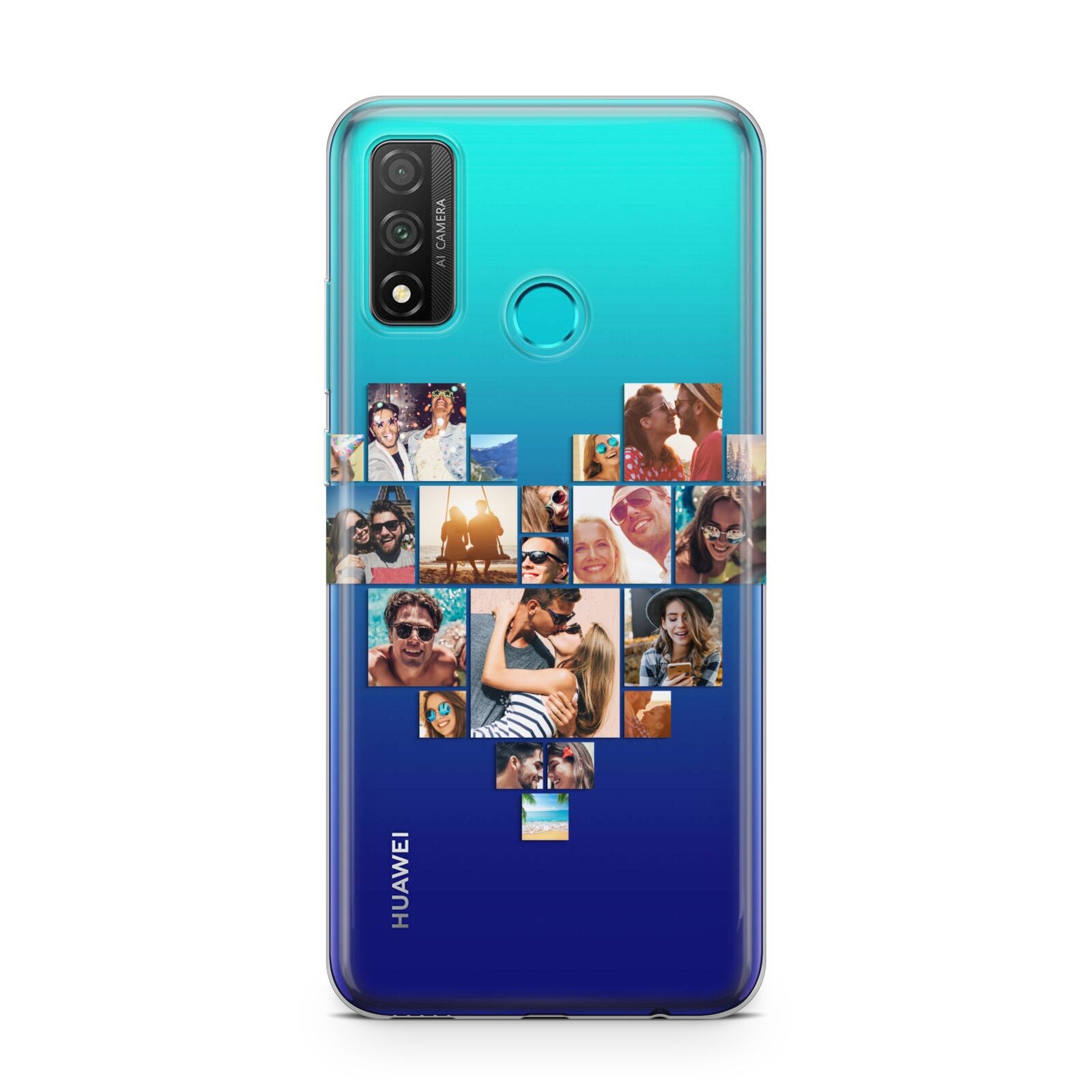Heart Shaped Photo Montage Upload Huawei P Smart 2020