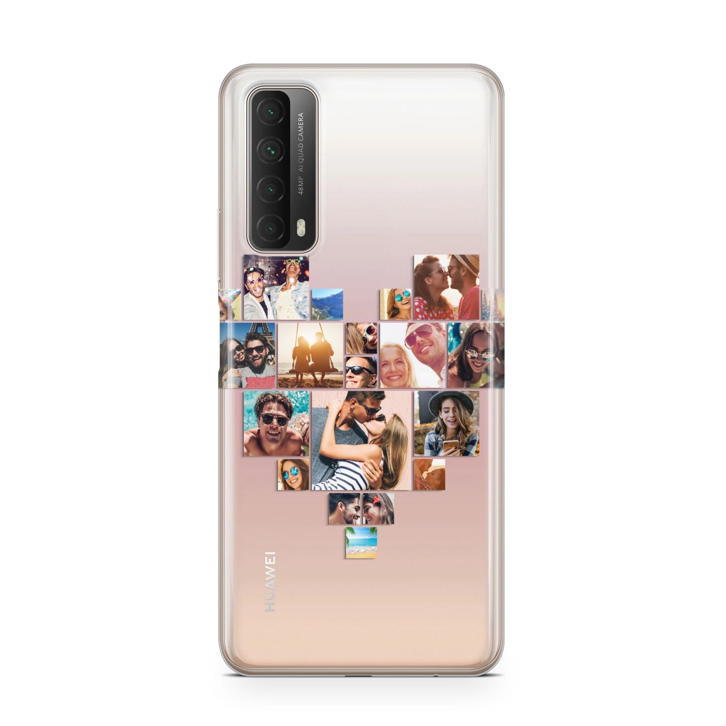 Heart Shaped Photo Montage Upload Huawei P Smart 2021