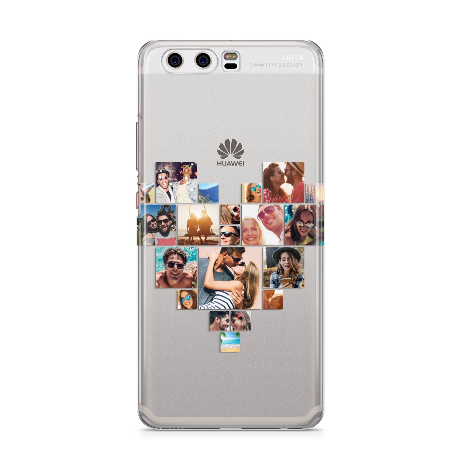 Heart Shaped Photo Montage Upload Huawei P10 Phone Case