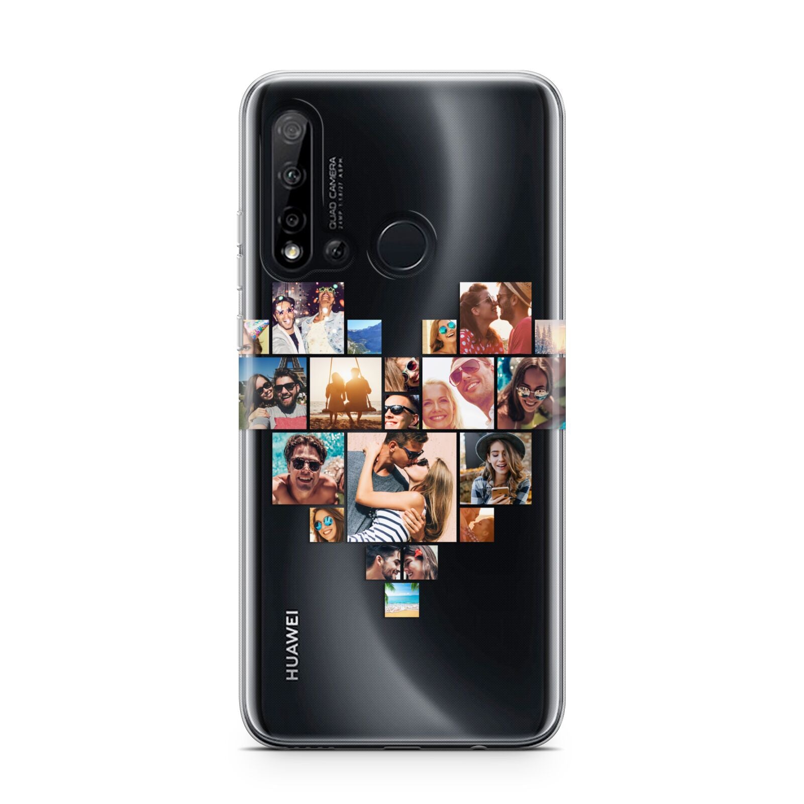 Heart Shaped Photo Montage Upload Huawei P20 Lite 5G Phone Case