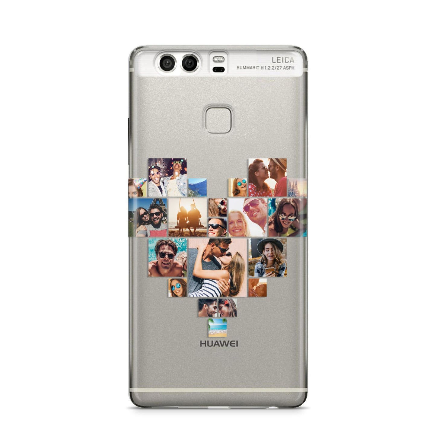 Heart Shaped Photo Montage Upload Huawei P9 Case