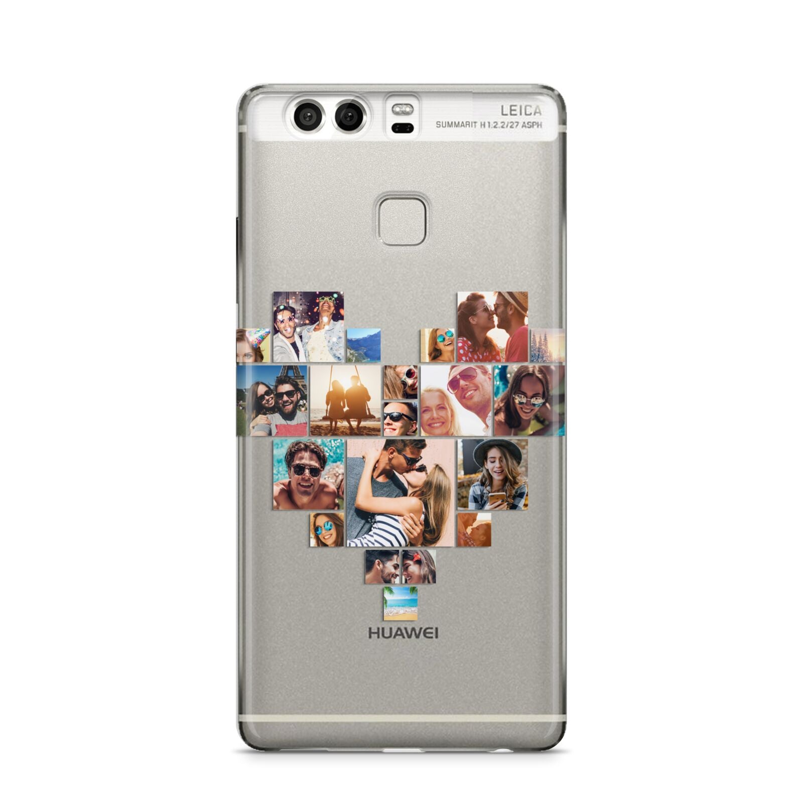 Heart Shaped Photo Montage Upload Huawei P9 Case