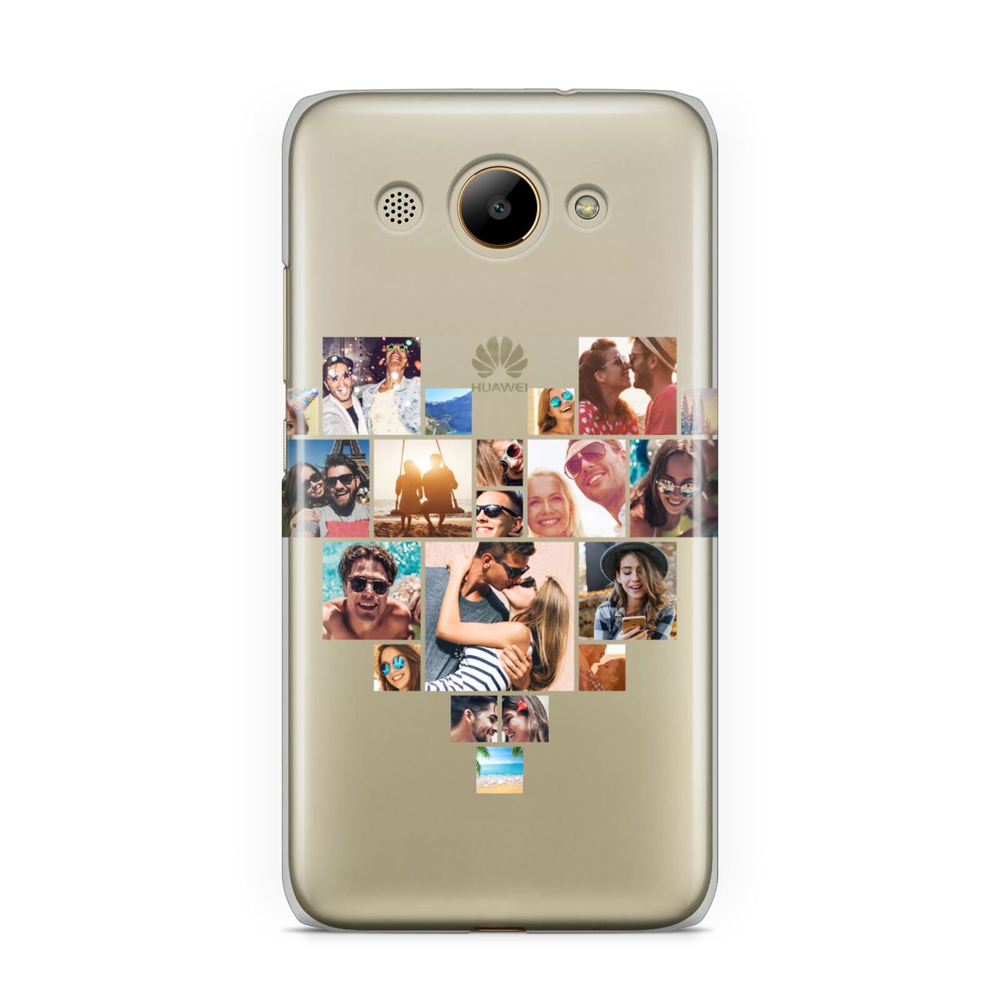 Heart Shaped Photo Montage Upload Huawei Y3 2017