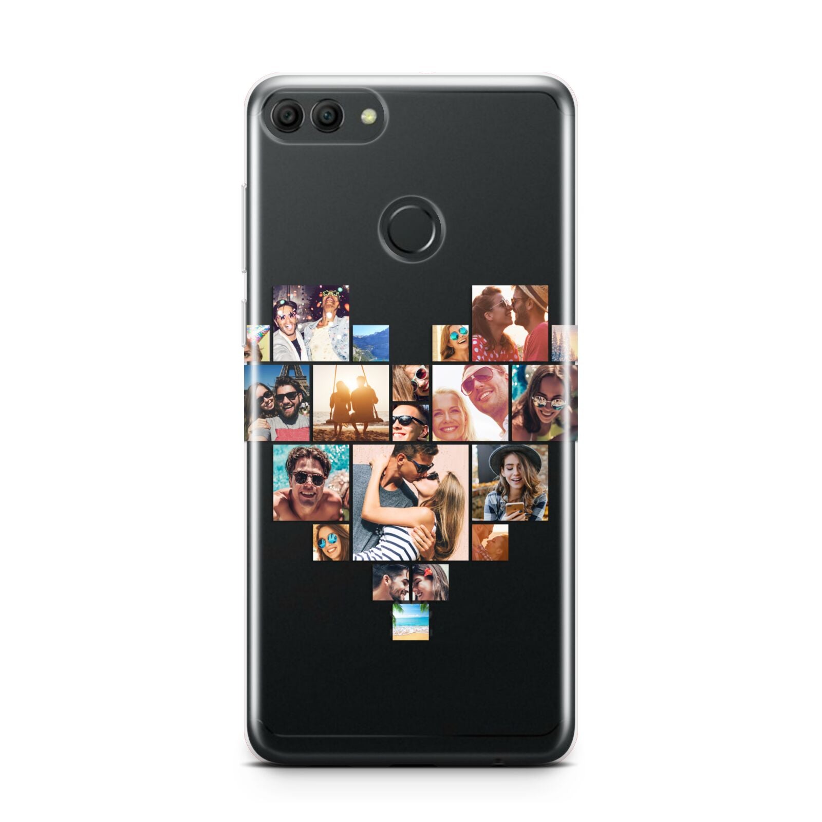 Heart Shaped Photo Montage Upload Huawei Y9 2018