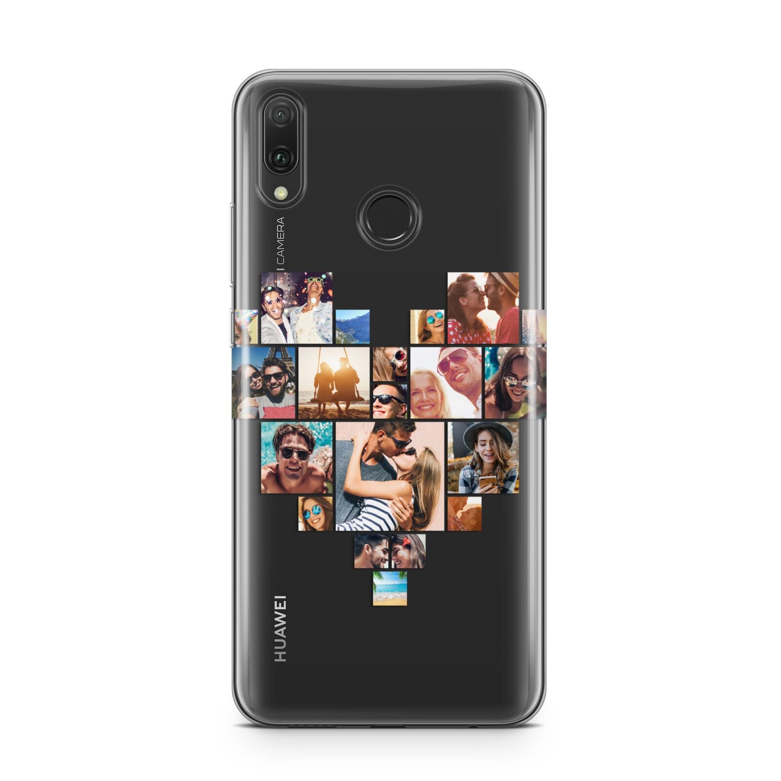 Heart Shaped Photo Montage Upload Huawei Y9 2019