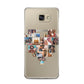 Heart Shaped Photo Montage Upload Samsung Galaxy A5 2016 Case on gold phone