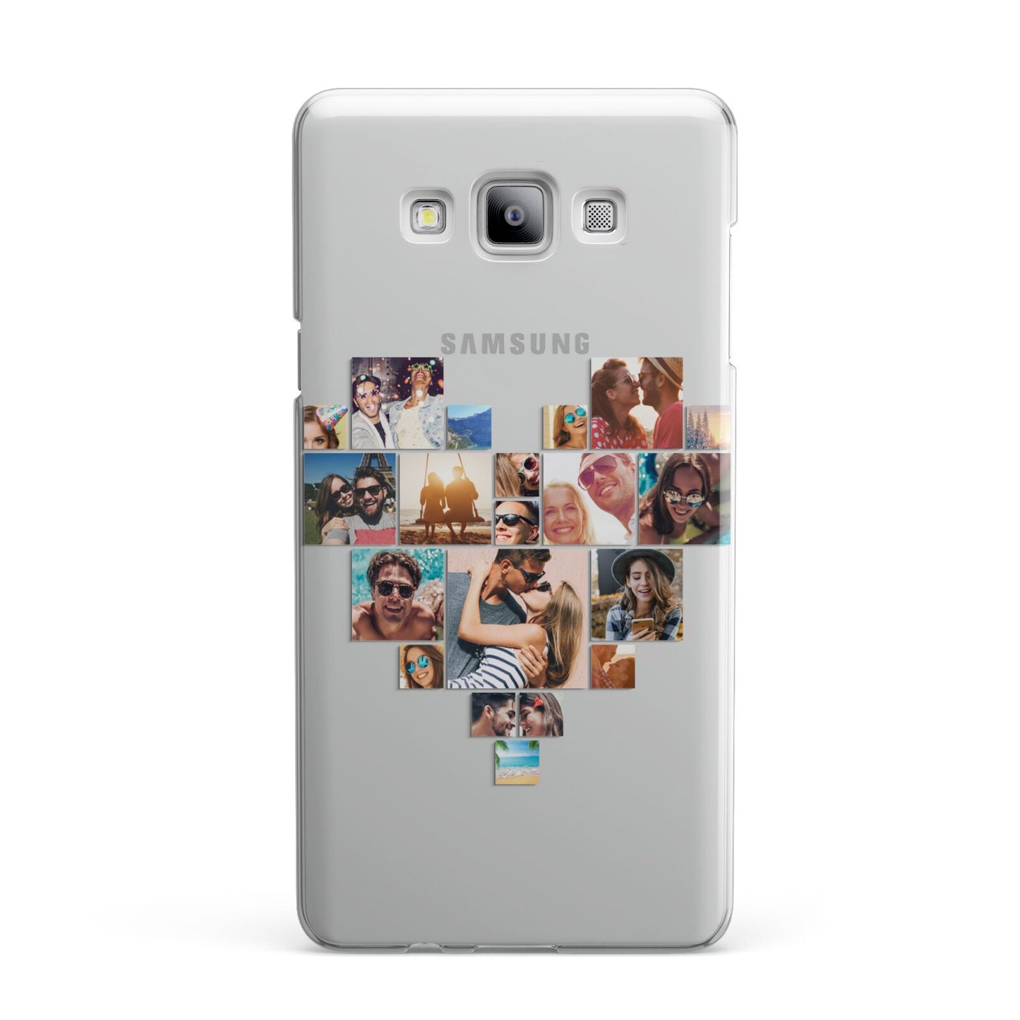 Heart Shaped Photo Montage Upload Samsung Galaxy A7 2015 Case
