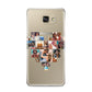 Heart Shaped Photo Montage Upload Samsung Galaxy A9 2016 Case on gold phone