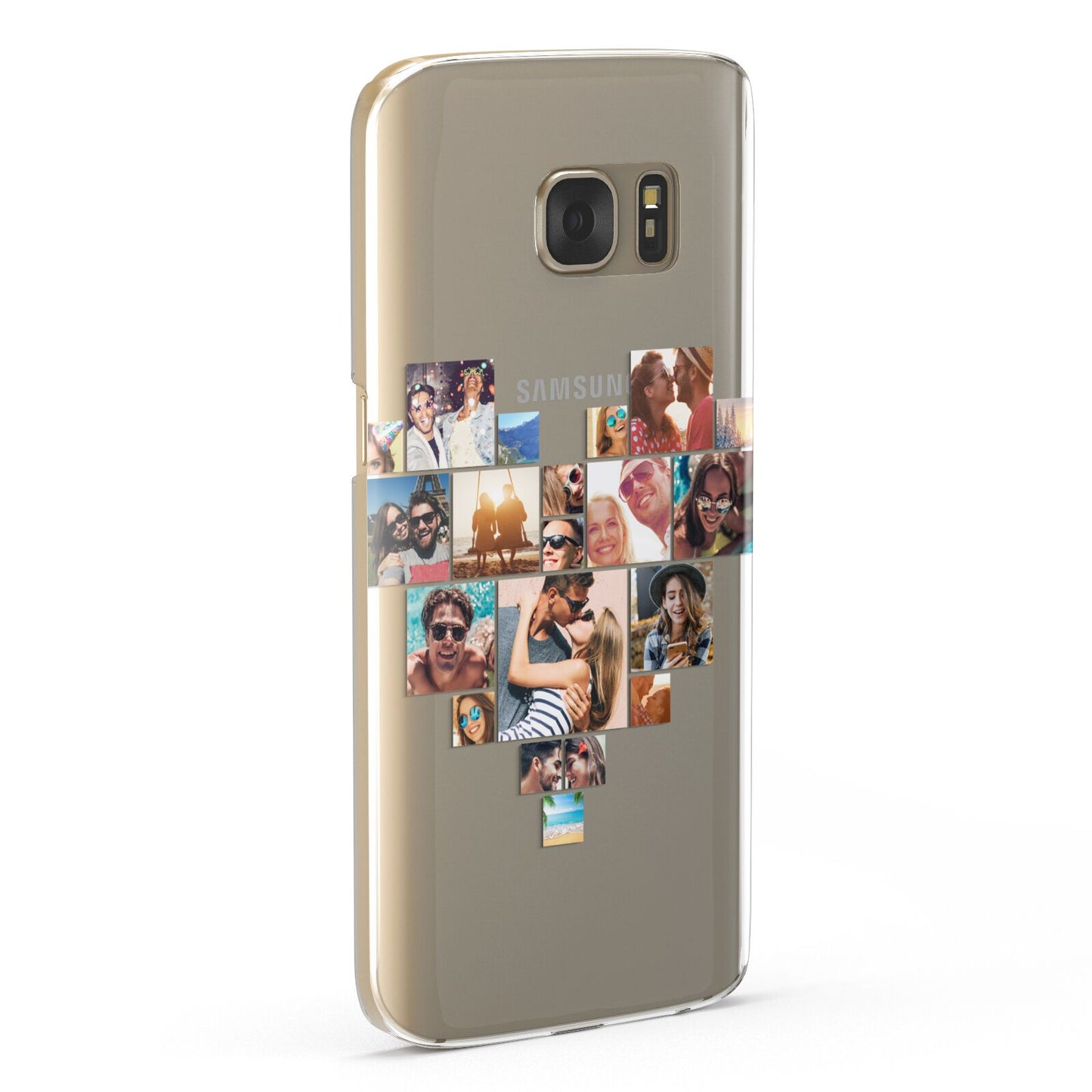 Heart Shaped Photo Montage Upload Samsung Galaxy Case Fourty Five Degrees