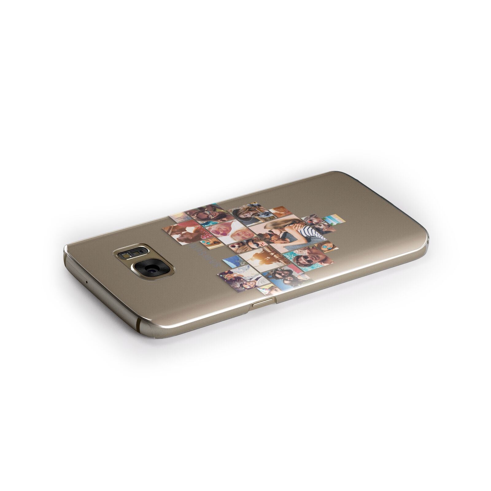 Heart Shaped Photo Montage Upload Samsung Galaxy Case Side Close Up