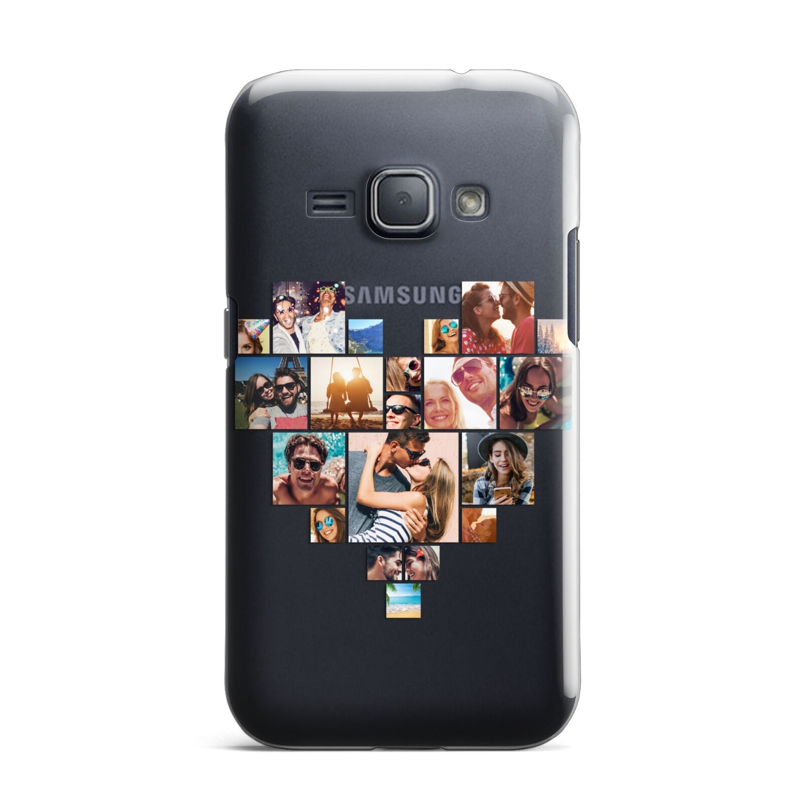 Heart Shaped Photo Montage Upload Samsung Galaxy J1 2016 Case
