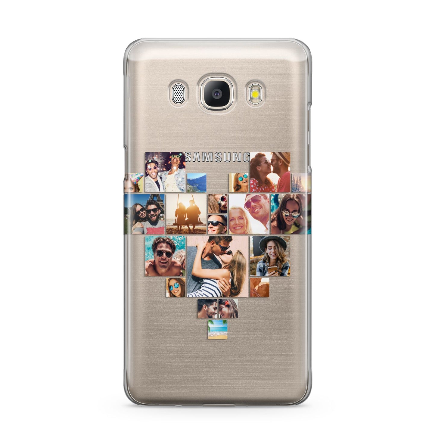 Heart Shaped Photo Montage Upload Samsung Galaxy J5 2016 Case