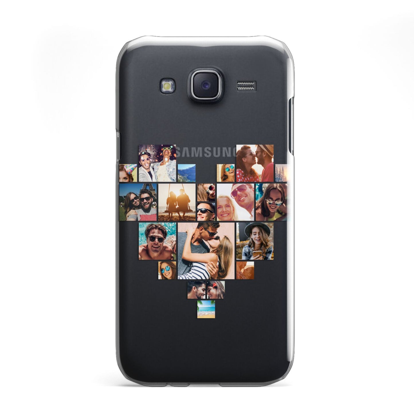 Heart Shaped Photo Montage Upload Samsung Galaxy J5 Case