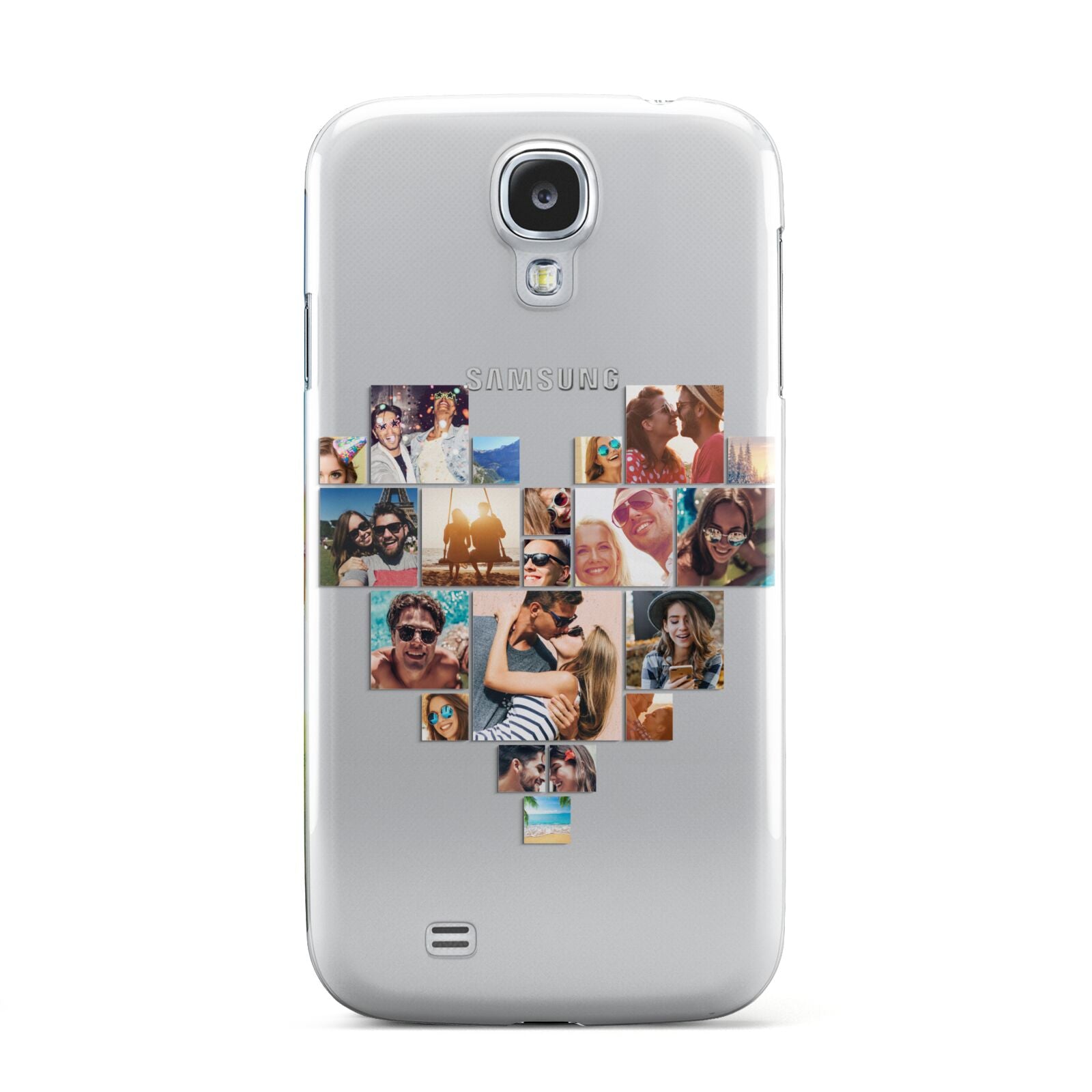Heart Shaped Photo Montage Upload Samsung Galaxy S4 Case