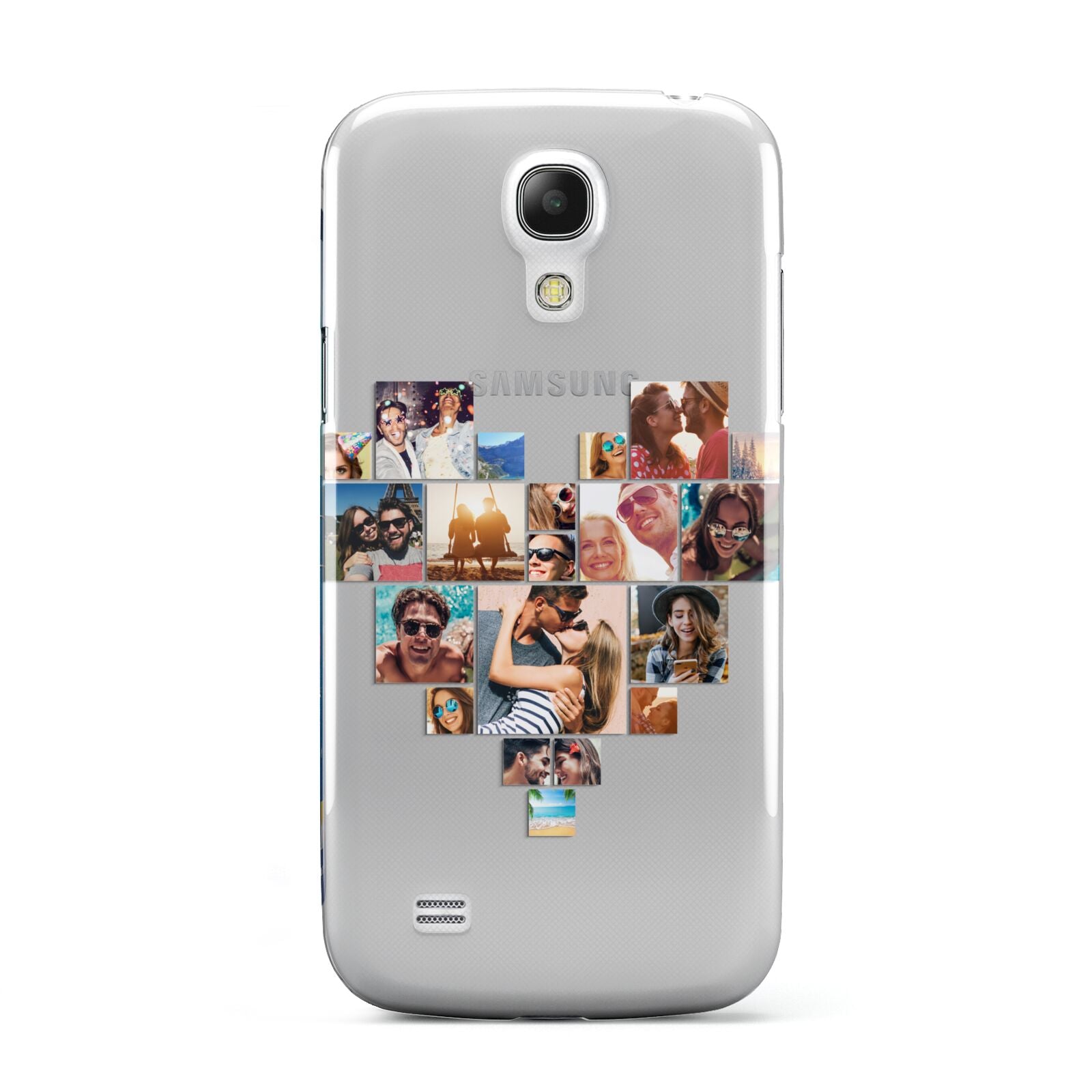 Heart Shaped Photo Montage Upload Samsung Galaxy S4 Mini Case