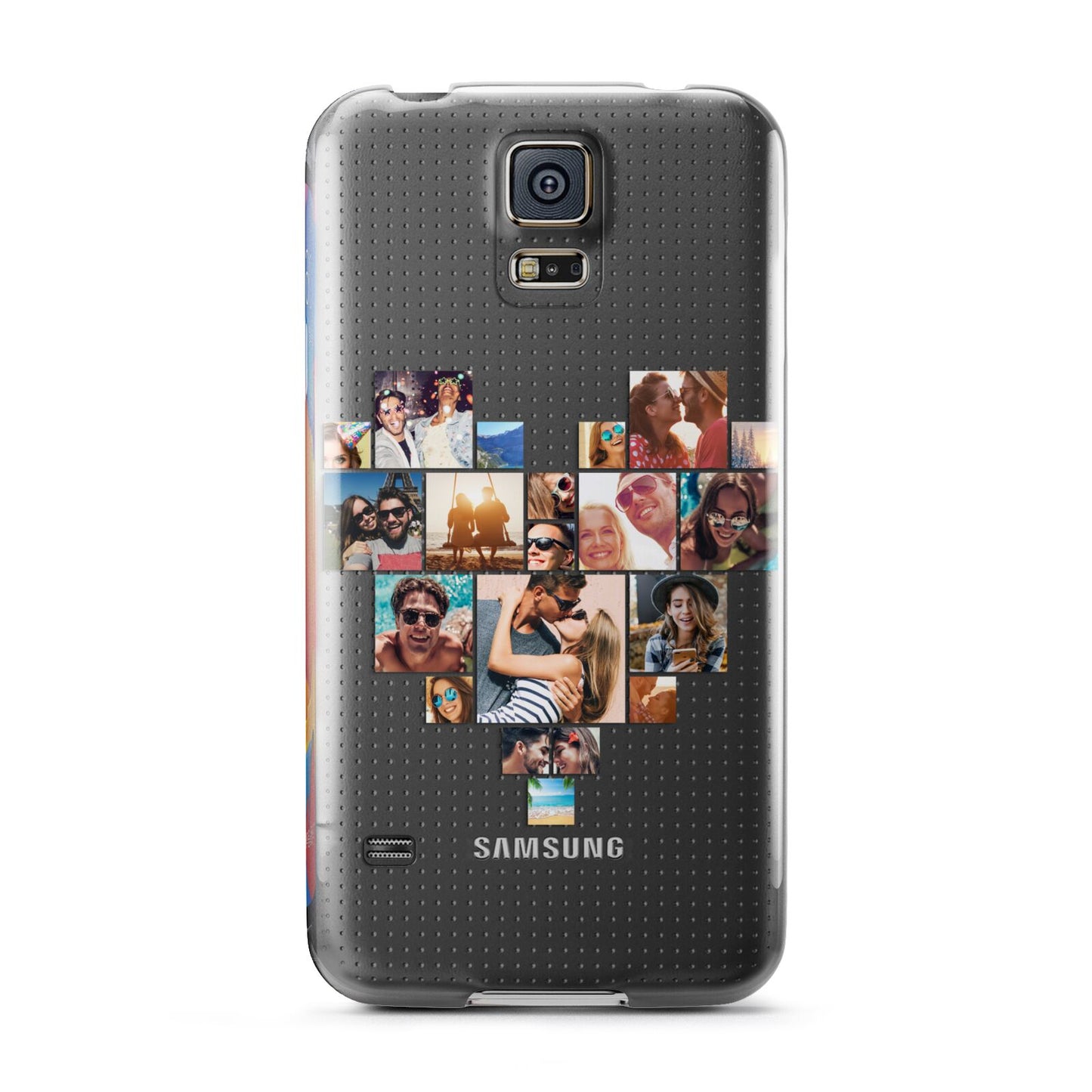 Heart Shaped Photo Montage Upload Samsung Galaxy S5 Case