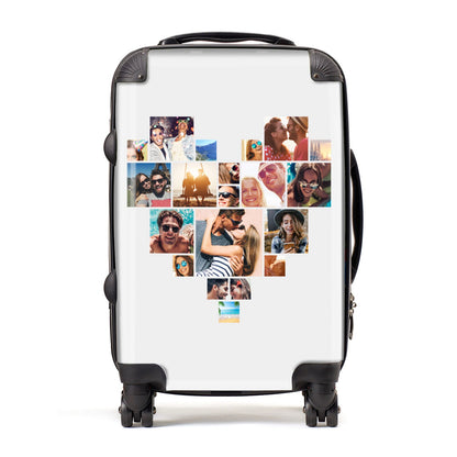 Heart Shaped Photo Montage Upload Suitcase