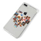 Heart Shaped Photo Montage Upload iPhone 8 Plus Bumper Case on Silver iPhone Alternative Image