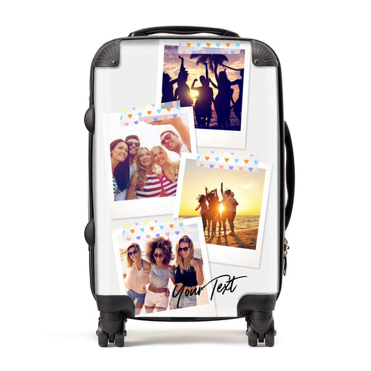 Heart Tape Photo with Text Suitcase