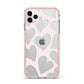 Heart iPhone 11 Pro Max Impact Pink Edge Case