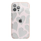 Heart iPhone 13 Pro Max TPU Impact Case with Pink Edges