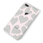 Heart iPhone 8 Plus Bumper Case on Silver iPhone Alternative Image